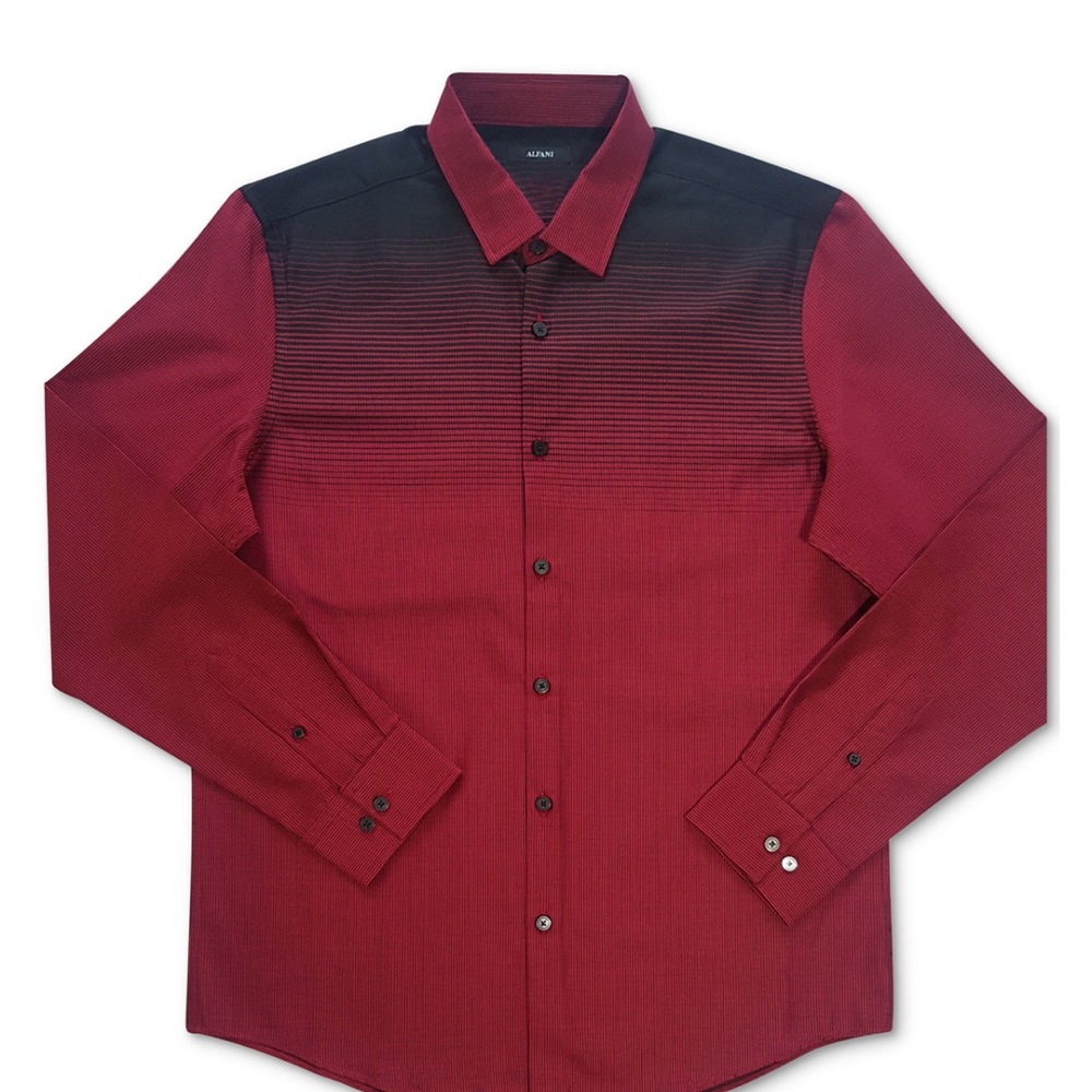 Alfani men's XL long sleeved cotton/poly shirt NWT